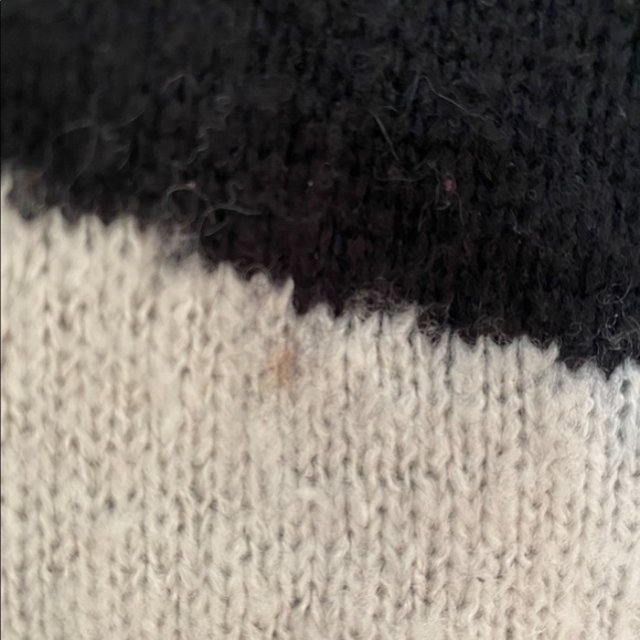 Oversized fuzzy neon love color block sweater m - Picture 7 of 7